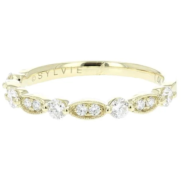 Sylvie Stackable Ring 001 205 01973 14KY Royal Oak Miner s Den