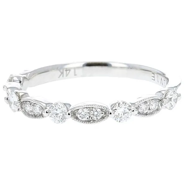 Stackable Diamond Band Image 2 Miner's Den Jewelers Royal Oak, MI