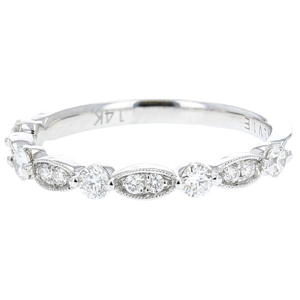 Stackable Diamond Band Image 2 Miner's Den Jewelers Royal Oak, MI