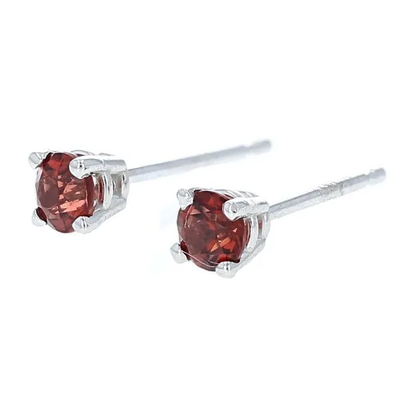 Garnet Stud Earrings Miner's Den Jewelers Royal Oak, MI