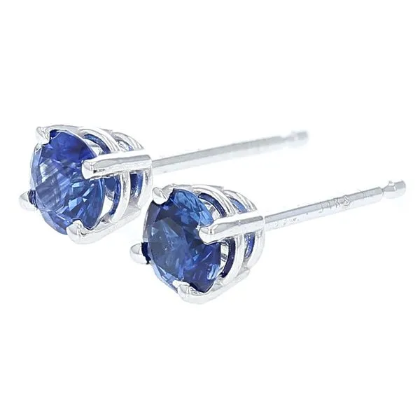 4mm sapphire stud earrings hotsell