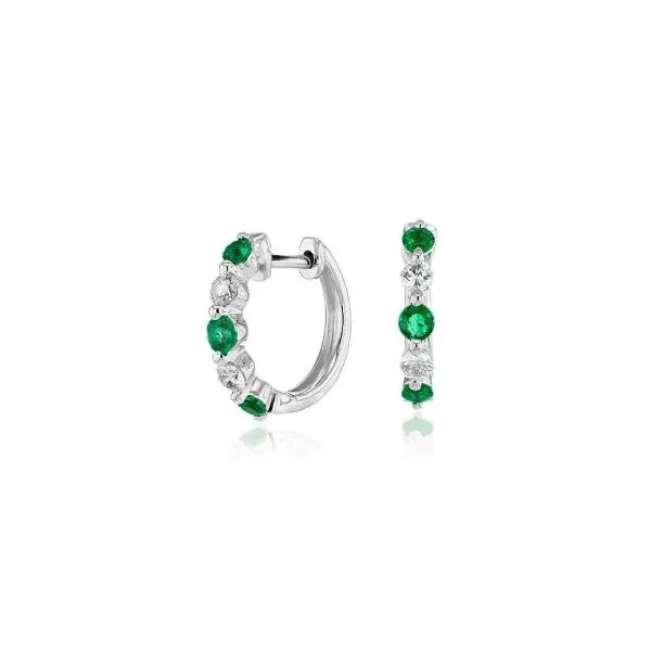 Emerald & Diamond Earrings