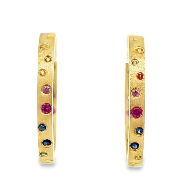 Colored Gemstone Earrings Image 2 Miner's Den Jewelers Royal Oak, MI