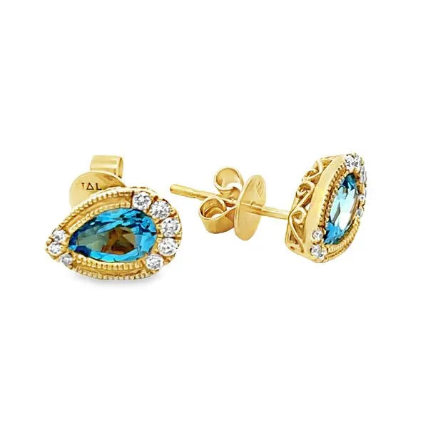 Colored Gemstone Earrings