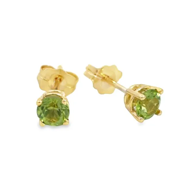4mm Peridot Stud Earrings Miner's Den Jewelers Royal Oak, MI