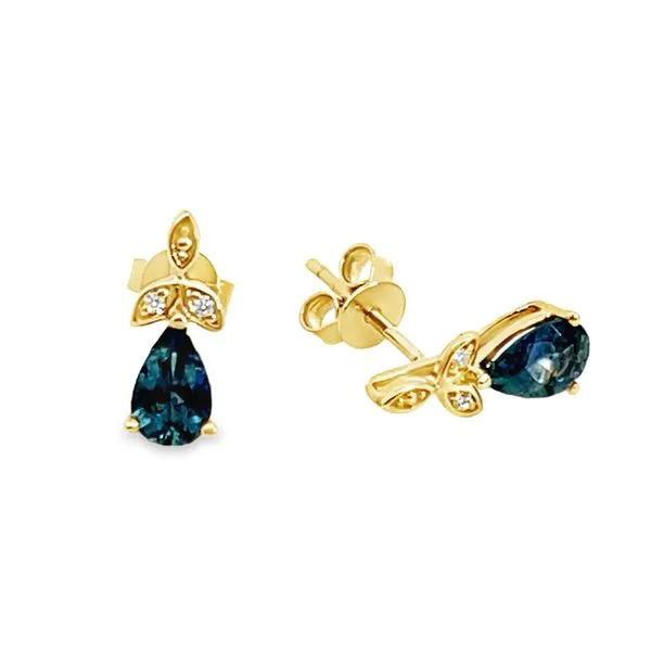 Montana Sapphire Post Earrings