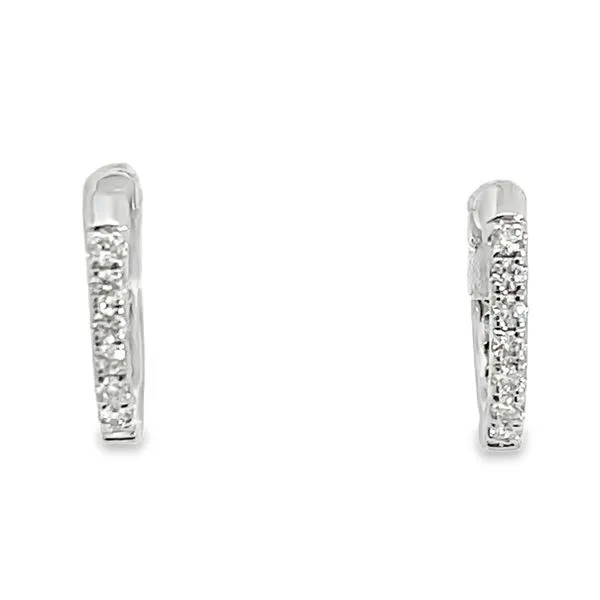 Sapphire & Diamond Reversible Huggies Earrings