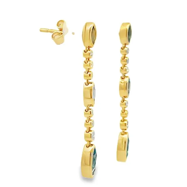 Colored Gemstone Earrings Image 2 Miner's Den Jewelers Royal Oak, MI