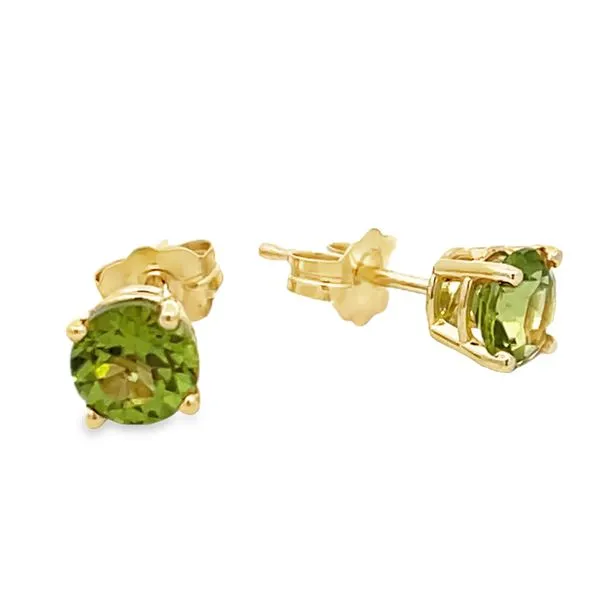 5mm Peridot Stud Earrings Miner's Den Jewelers Royal Oak, MI