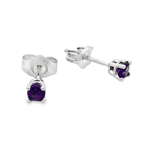 3mm Amethyst Stud Earrings Miner's Den Jewelers Royal Oak, MI
