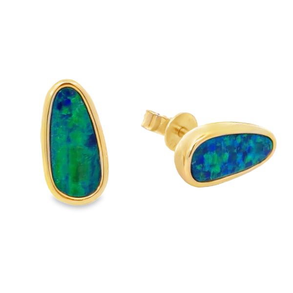 Opal Earrings Miner's Den Jewelers Royal Oak, MI