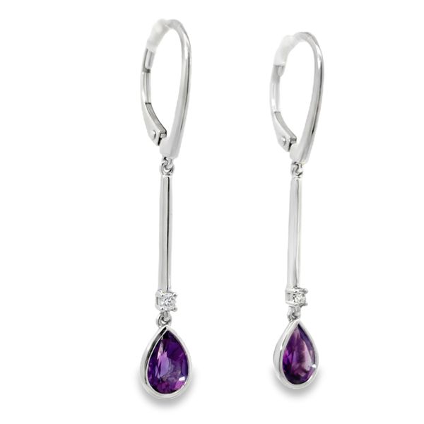Colored Gemstone Earrings Image 2 Miner's Den Jewelers Royal Oak, MI