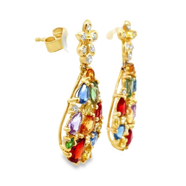 Colored Gemstone Earrings Image 2 Miner's Den Jewelers Royal Oak, MI