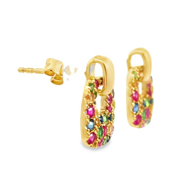 Colored Gemstone Earrings Image 2 Miner's Den Jewelers Royal Oak, MI