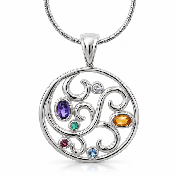 Sterling Silver Freeform Pendant Miner's Den Jewelers Royal Oak, MI