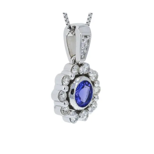 Colored Gemstone Pendant Image 2 Miner's Den Jewelers Royal Oak, MI