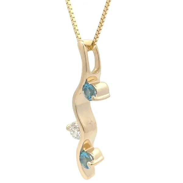 Colored Gemstone Pendant Image 2 Miner's Den Jewelers Royal Oak, MI