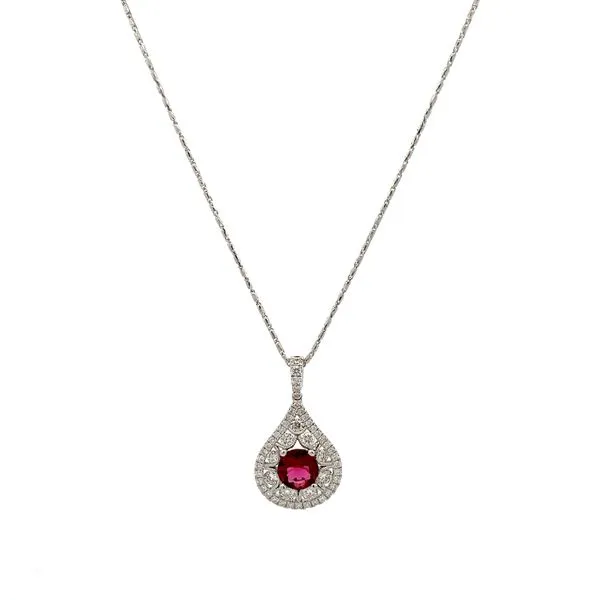 Colored Gemstone Pendant