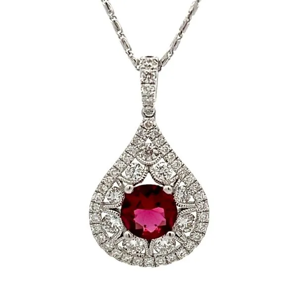 Colored Gemstone Pendant