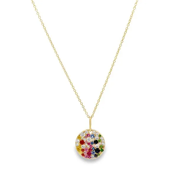 Colored Gemstone Pendant