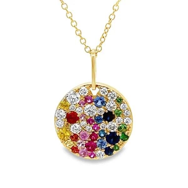 Colored Gemstone Pendant