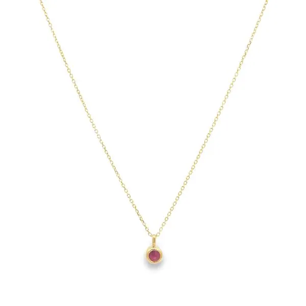 Colored Gemstone Pendant Image 2 Miner's Den Jewelers Royal Oak, MI
