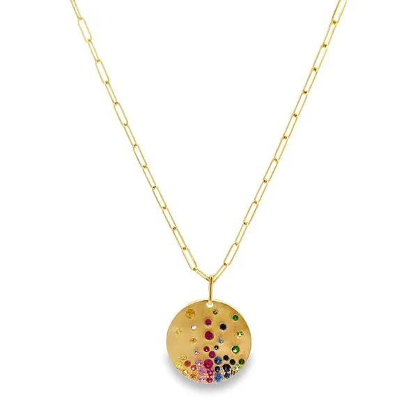 Colored Gemstone Pendant Image 2 Miner's Den Jewelers Royal Oak, MI