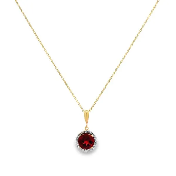Colored Gemstone Pendant Image 2 Miner's Den Jewelers Royal Oak, MI