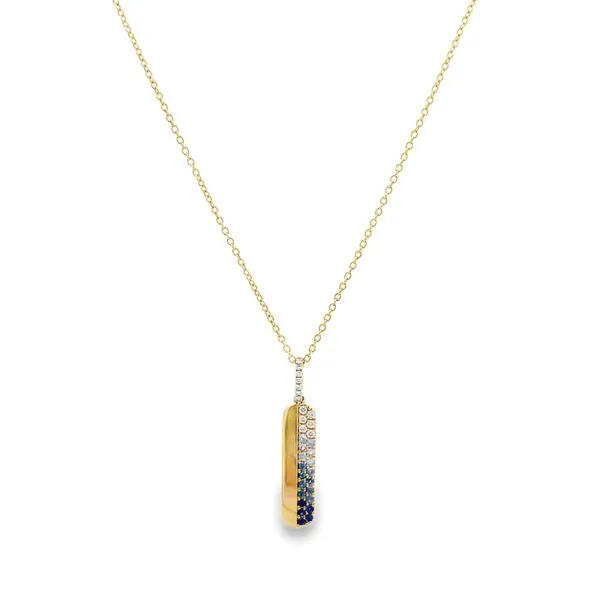 Colored Gemstone Pendant Image 2 Miner's Den Jewelers Royal Oak, MI
