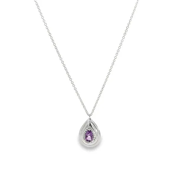 Contemporary Amethyst Pendant