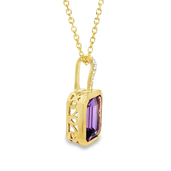 Contemporary Amethyst Pendant