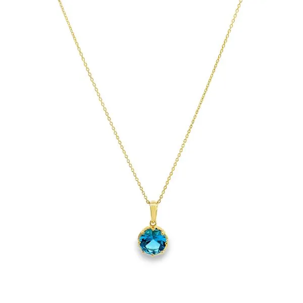 Blue Topaz Pendant