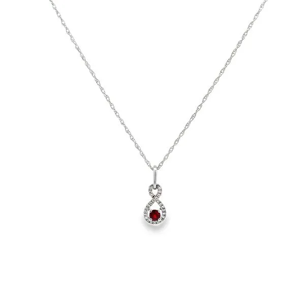 Colored Gemstone Pendant Image 2 Miner's Den Jewelers Royal Oak, MI