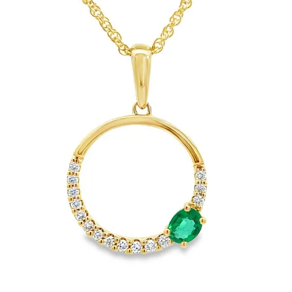 Colored Gemstone Pendant