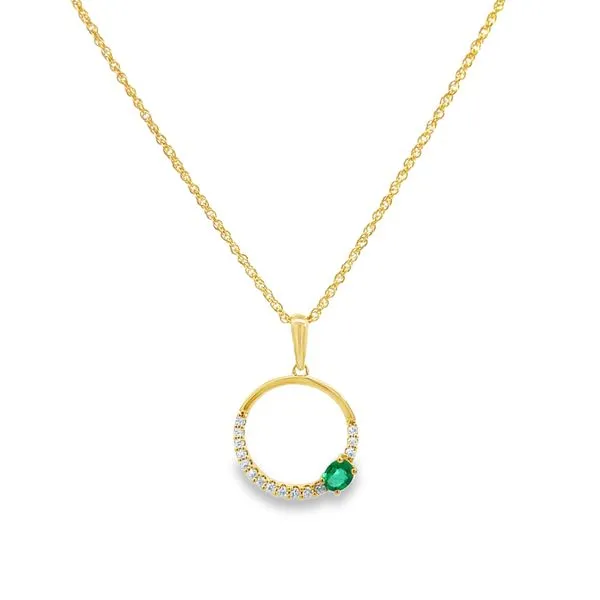 Colored Gemstone Pendant Image 2 Miner's Den Jewelers Royal Oak, MI