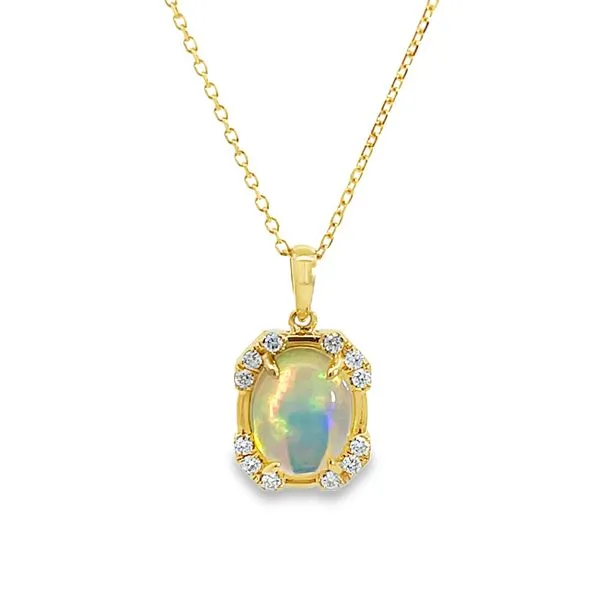 Cabochon Opal Pendant Miner's Den Jewelers Royal Oak, MI