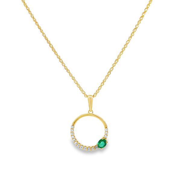 Colored Gemstone Pendant Image 2 Miner's Den Jewelers Royal Oak, MI