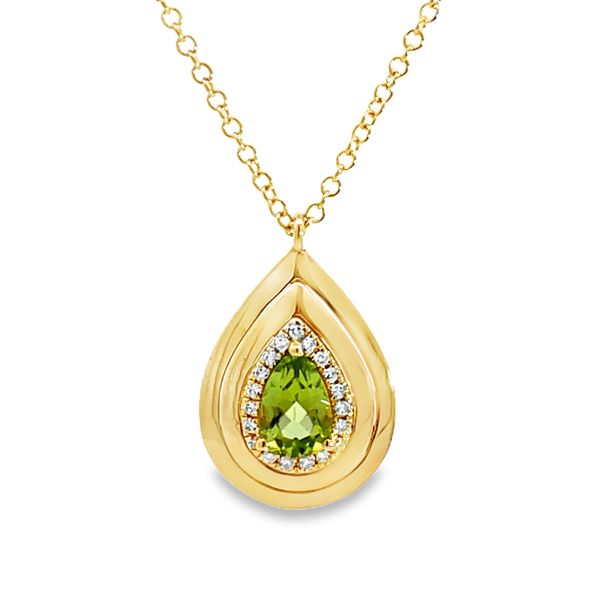 Contemporary Peridot Pendant Miner's Den Jewelers Royal Oak, MI
