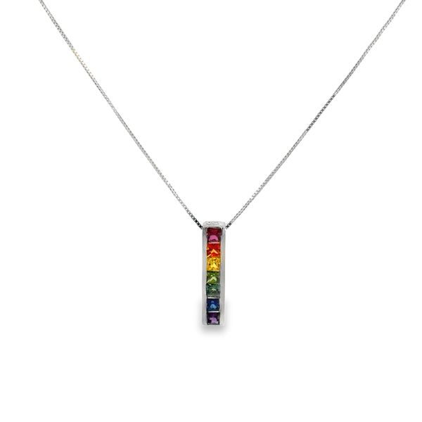 Colored Gemstone Pendant Image 2 Miner's Den Jewelers Royal Oak, MI