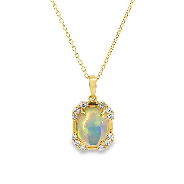 Cabochon Opal Pendant Miner's Den Jewelers Royal Oak, MI