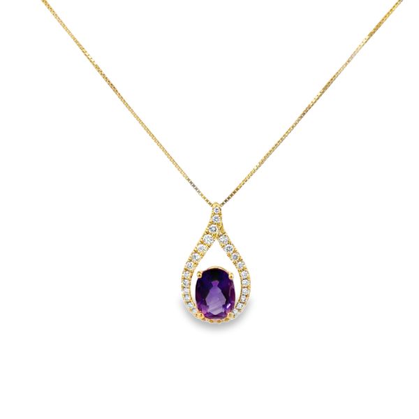 Colored Gemstone Pendant Image 2 Miner's Den Jewelers Royal Oak, MI