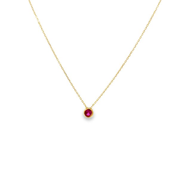 Colored Gemstone Pendant Image 2 Miner's Den Jewelers Royal Oak, MI
