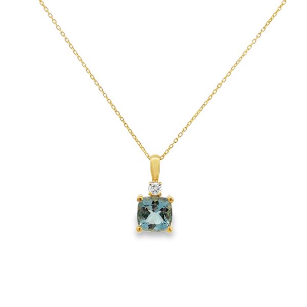 Colored Gemstone Pendant Image 2 Miner's Den Jewelers Royal Oak, MI