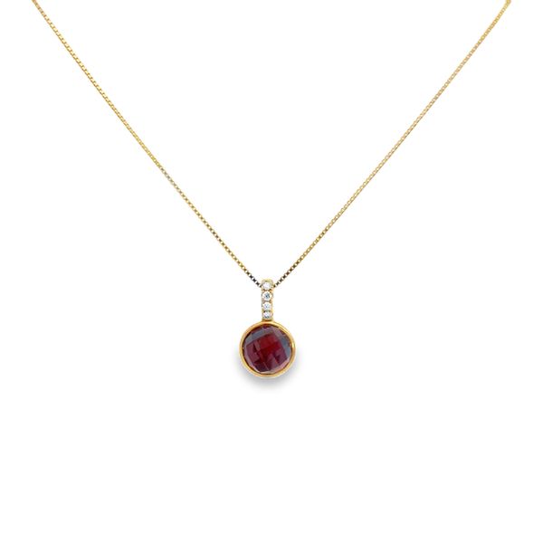 Colored Gemstone Pendant Image 2 Miner's Den Jewelers Royal Oak, MI