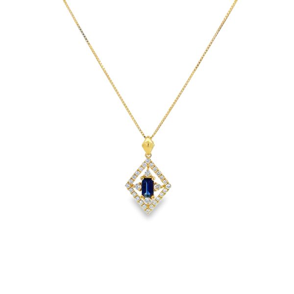 Colored Gemstone Pendant Image 2 Miner's Den Jewelers Royal Oak, MI