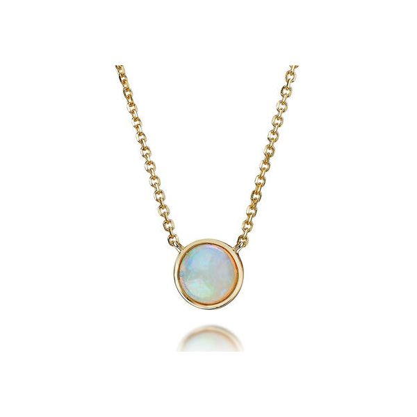 Opal Necklace, gold opal color pendant, opal teardrop pendant, opal te –  Constant Baubling