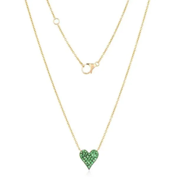 Reversible Diamond & Tsavorite Garnet Necklace Miner's Den Jewelers Royal Oak, MI