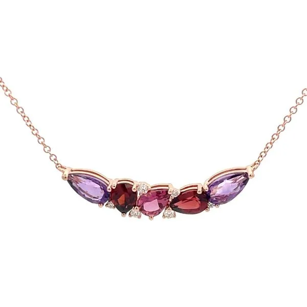 Colored Gemstone Necklace