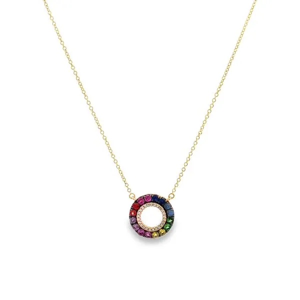 Colored Gemstone Necklace