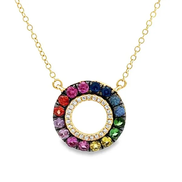 Colored Gemstone Necklace